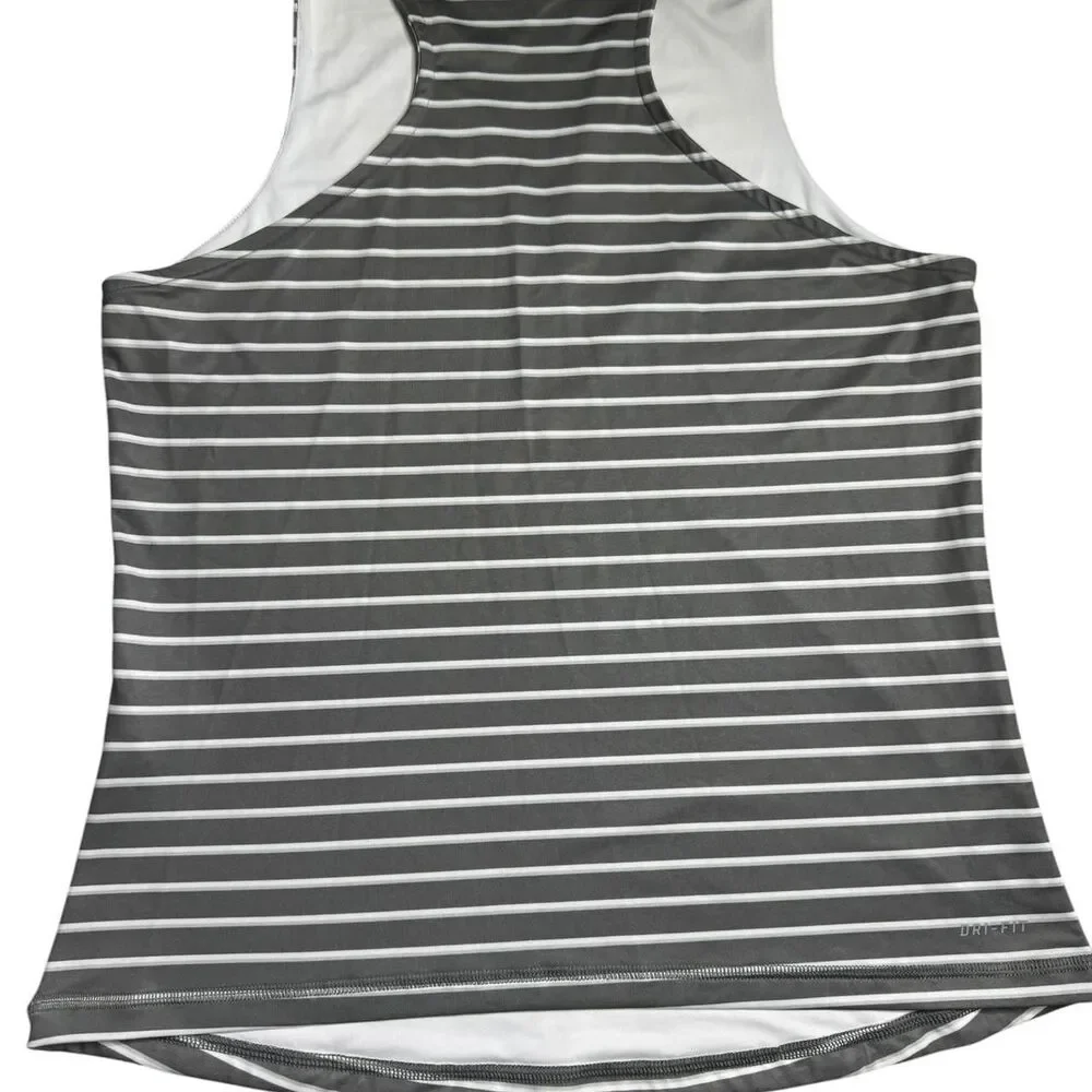 Nike Women's Grey and Black Vest